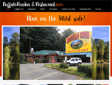 Tablet Screenshot of buffalorunrestaurant.com
